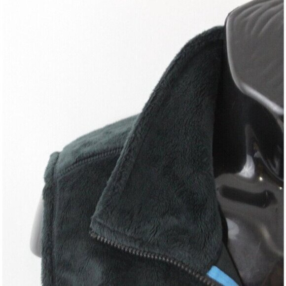 LL Bean Womens Luxe Jacket Vest Recycled Fleece Snow Hiking Ski Black Size 2XL - Picture 4 of 13